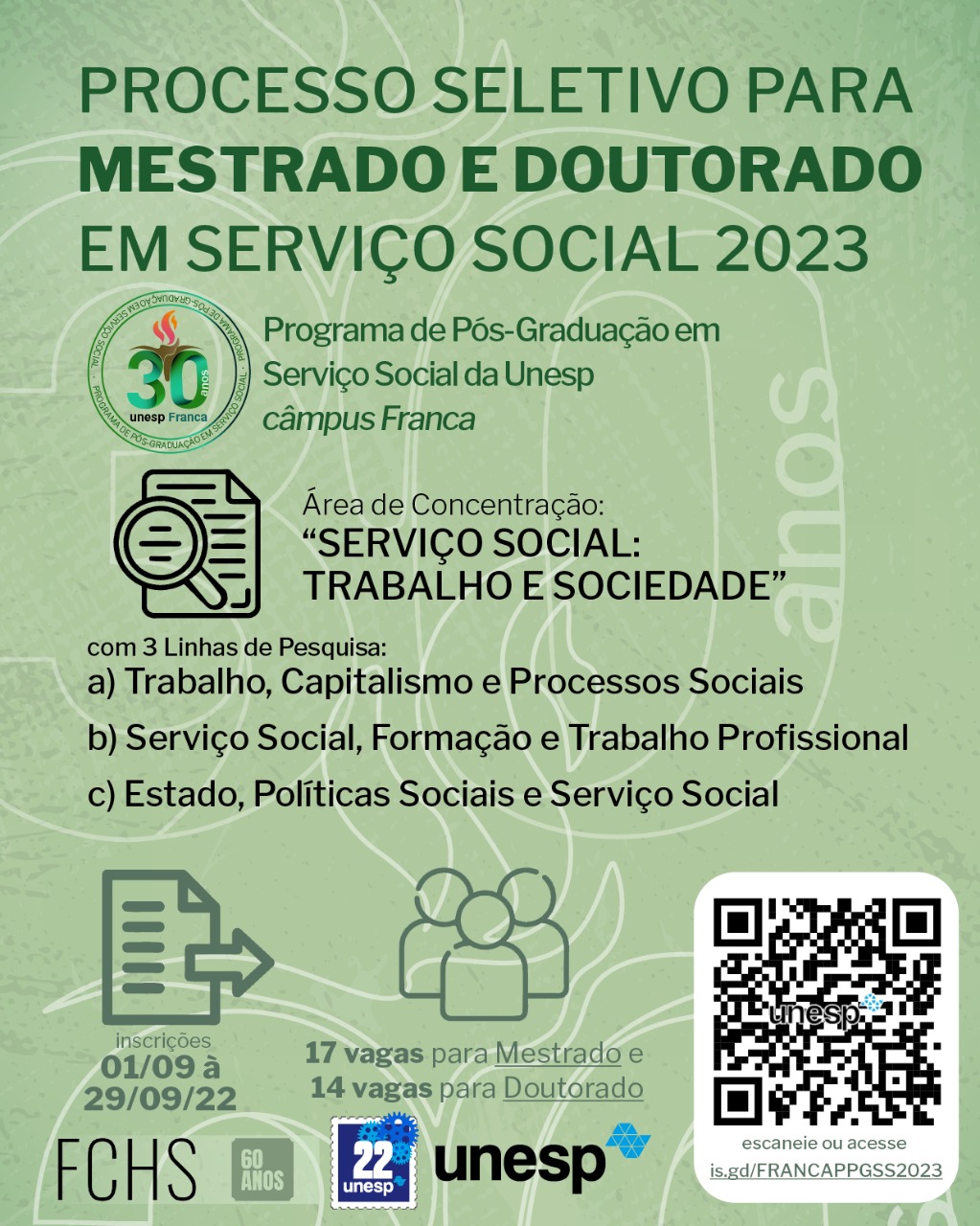 Corpo Docente do PPG Direito - Programa de Pós-graduação em Direito - Unesp  - Faculdade de Ciências Humanas e Sociais - Câmpus de Franca